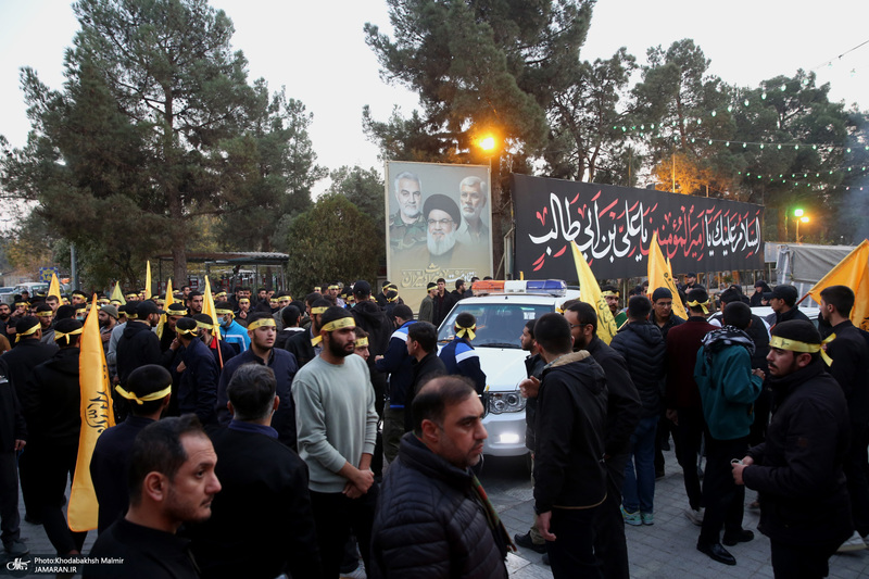 مراسم عزاداری شب شهادت حضرت زهرا(س) در حرم امام خمینی(ره) برگزار شد