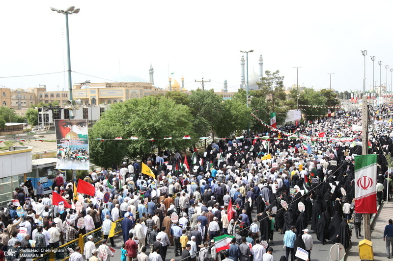 راهپیمایی باشکوه روز قدس در قم - 1