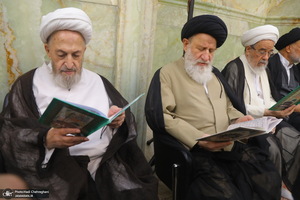 مراسم چهلمین روز ارتحال آیت الله العظمی شبیری زنجانی (ره)