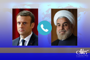 روحانی در پیامی به ماکرون خواستار گسترش روابط بین دو کشور شد 
