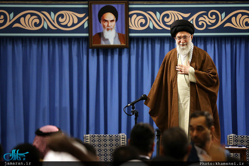 دیدار شرکت‌کنندگان در اجلاس «محبان اهل‌بیت(ع) و مسئله تکفیری‌ها» با رهبر معظم انقلاب 