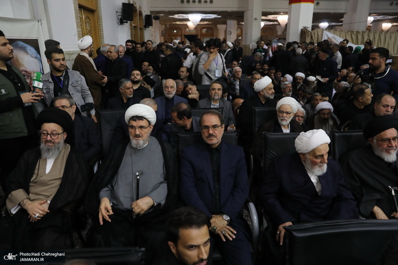 مراسم چهلم شهیدان لاریجانی در حرم مطهر حضرت معصومه (س)
