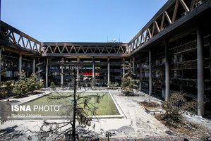 تصاویری از ساختمان شیشه‌ای سازمان صدا و سیما پس از تجاوز وحشیانه رژیم صهیونیستی