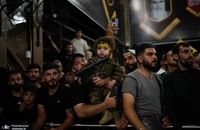 حضور علی لاریجانی بر مزار شهید سید حسن نصرالله (3)