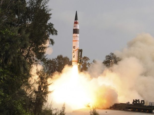 هند یک موشک بالستیک دوربرد آزمایش کرد
