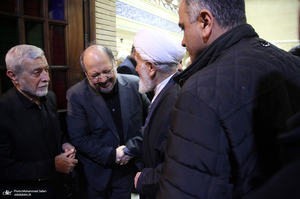 مراسم ترحیم مادر محمد شریعتمداری