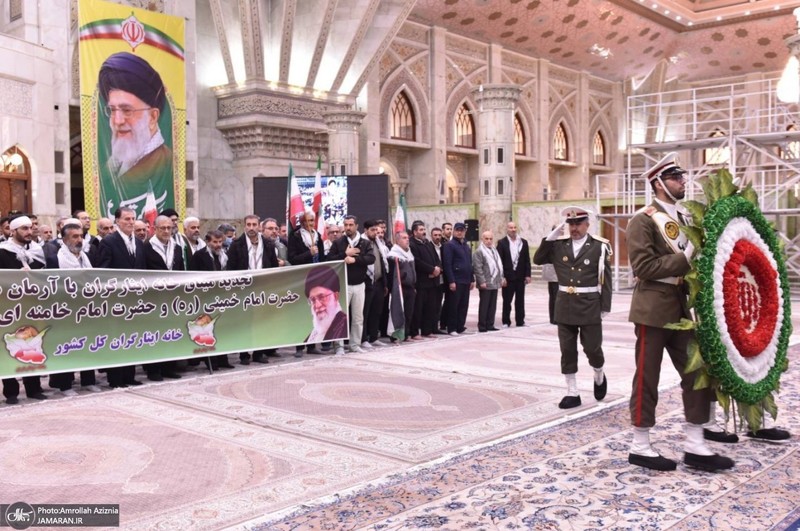 تجدید میثاق خانه ایثارگران با آرمان های امام خمینی (س)