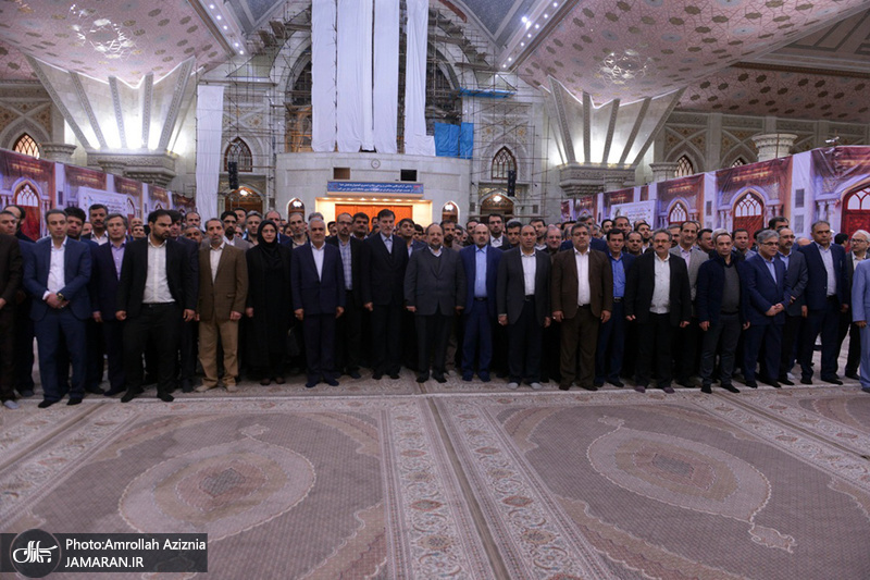 تجدید میثاق مسئولان وزارت کار و نمایندگان جامعه کارگری با آرمان های حضرت امام(س)