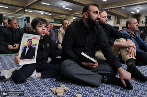 مراسم عزاداری شب شهادت حضرت زهرا (س) در حسینیه امام خمینی(ره)