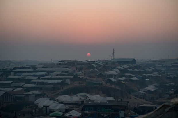 غروب اندوهناک آوارگان+عکس