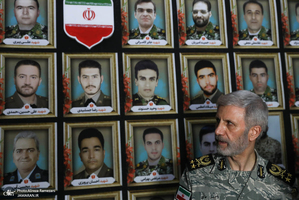 مراسم تکریم ۵۷ شهید گلگون کفن ارتش جمهوری اسلامی ایران - امیر حاتمی