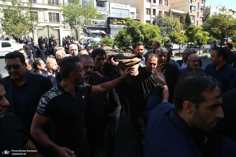 مراسم تشییع پیکر حجت الاسلام و المسلمین علی اصغر رحمانی خلیلی