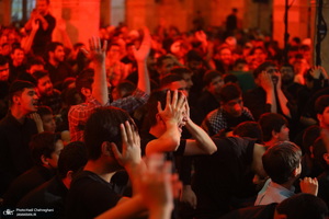 مراسم عزاداری سالروز شهادت امام جعفر صادق (ع) در مسجد اعظم قم