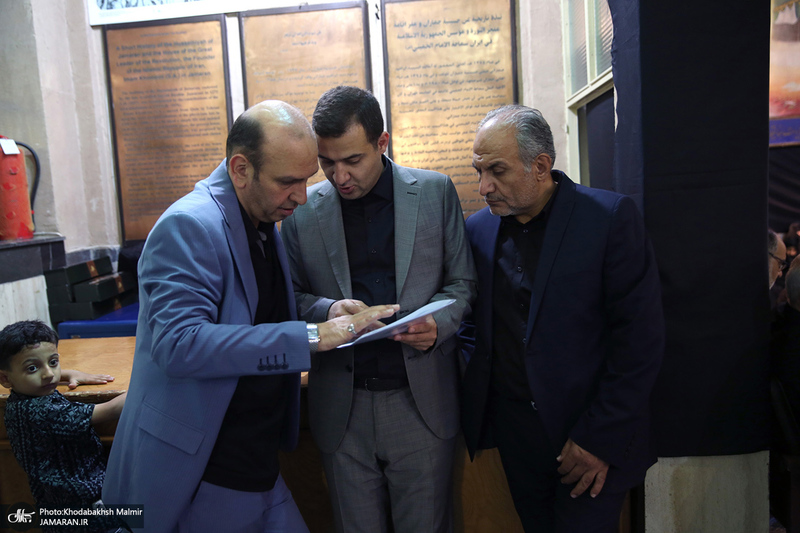 مراسم عزاداری هیئت جامعه اسلامی ورزشکاران در حسینیه جماران