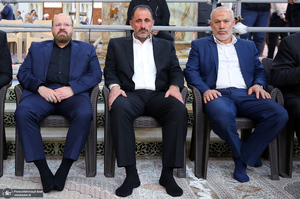 حضور شخصیت‌های سیاسی و مسئولان کشوری و لشکری در مراسم سالگرد ارتحال حضرت امام خمینی (س) -3