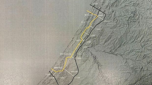 متن توافق حماس و رژیم صهیونیستی برای آتش بس در غزه و تبادل اسیران منتشر شد + عکس و نقشه