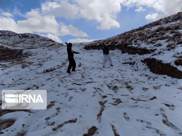 تفتان؛ بام شرق ایران سفید پوش شد