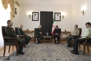 دیدار فرماندهان عالی نیروهای مسلح کشور با مخبر سرپرست ریاست جمهوری