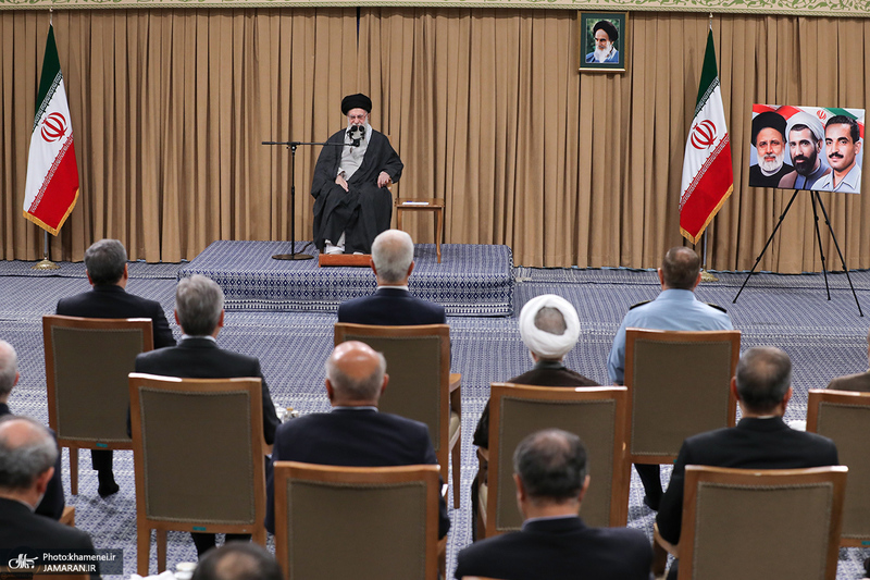 دیدار رئیس‌جمهور و اعضای هیئت دولت با رهبر معظم انقلاب