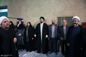 دیدار وزیر و جمعی از کارکنان وزارت راه و شهرسازی با سید حسن خمینی