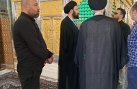 دیدار سید علی خمینی با فرزند شهید سید عباس موسوی در لبنان (11)