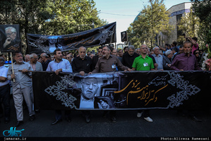 مراسم تشییع پیکر مرحوم ابراهیم یزدی 