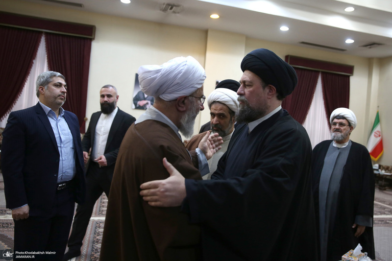 دیدار دبیرکل و کارکنان مجمع جهانی اهل بیت (ع) با سیدحسن خمینی