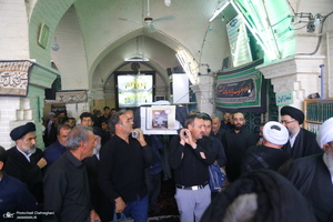 مراسم تشییع و خاکسپاری آیت الله حسن صانعی (ره) در قم