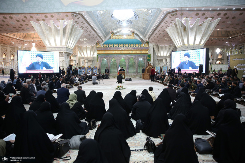 آیین افتتاحیه مرکز فعالیت‌های قرآنی در حرم مطهر حضرت امام خمینی (س)