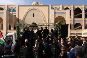 تشییع پیکر شهید حادثه تروریستی کرمان  در مصلی امام خمینی (ره)