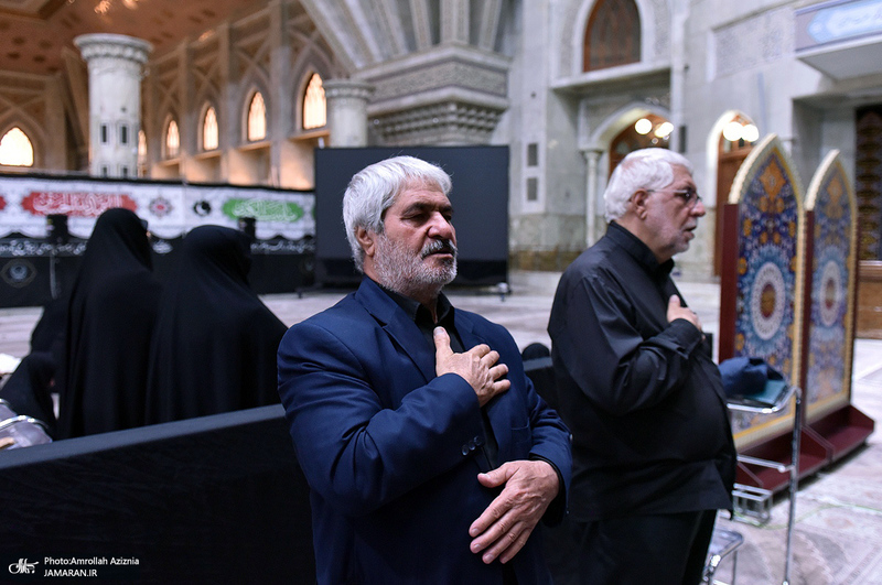 مراسم عزاداری ظهر عاشورا در حرم مطهر امام خمینی