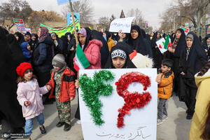راهپیمایی باشکوه 22 بهمن در خمین