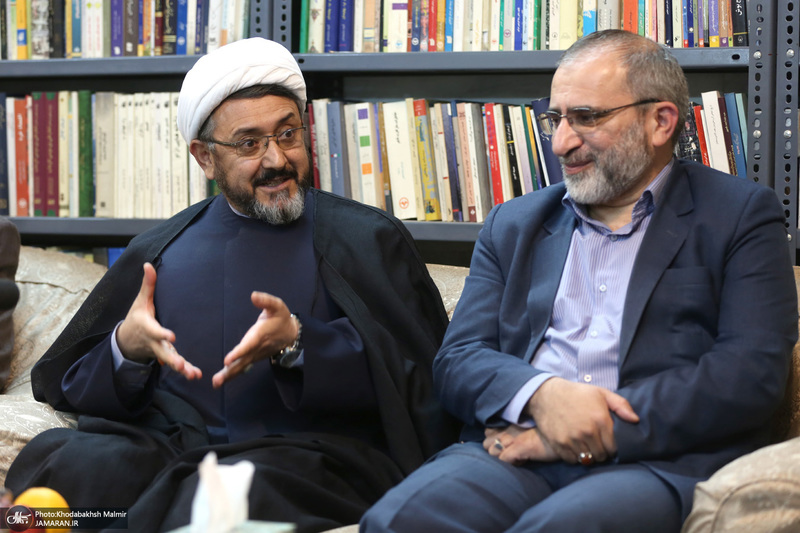 دیدار دست اندرکاران هفته فرهنگی بر استان آفتاب با سید حسن خمینی