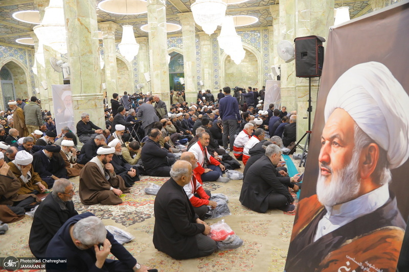 مراسم بزرگداشت شهیدان «علی رازینی» و «محمد مقیسه» در مسجد اعظم قم‎