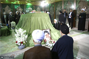 تجدید میثاق مجمع روحانیون مبارز و مجمع مدرسین و محققین حوزه علمیه قم با امام خمینی (س)