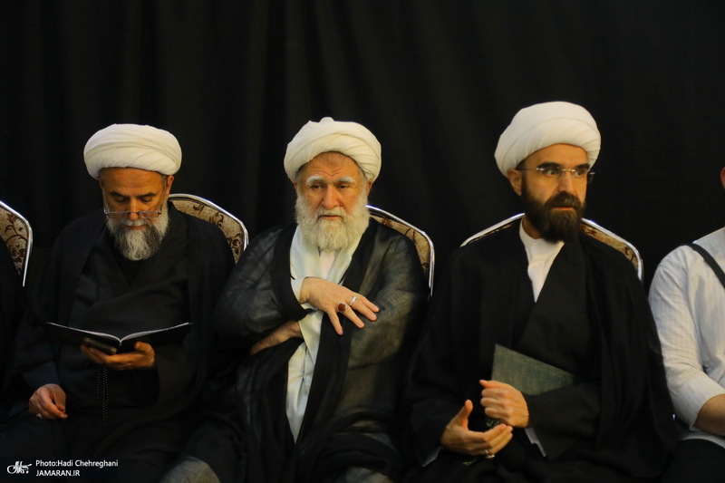 مراسم بزرگداشت همسر مرحوم آیت الله سید حسن طاهری خرم آبادی 