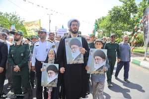 راهپیمایی مردم قم در سالروز قیام 15 خرداد‎‎