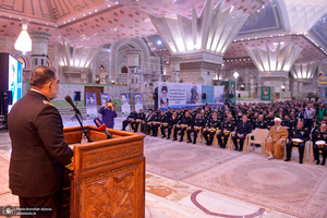 تجدید میثاق فرمانده و پرسنل نیروی دریایی ارتش جمهوری اسلامی ایران با آرمان‌های امام خمینی(س)