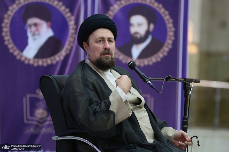 دیدار سرپرست و کارکنان موسسه تنظیم و نشر آثار امام خمینی(س) با سید حسن خمینی