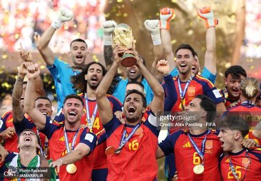 گزارش تصویری از جشن قهرمانی اسپانیا در جام جهانی 2026