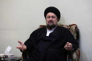 دیدار وزیر و مدیران ارشد وزارت نیرو با سید حسن خمینی