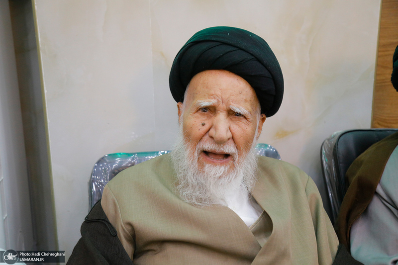 مراسم ختم همسر شهید آیت الله سید مصطفی خمینی (ره) -1