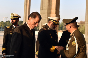 تجدید میثاق فرمانده و پرسنل نیروی دریایی ارتش جمهوری اسلامی ایران با آرمان‌های امام خمینی(س)