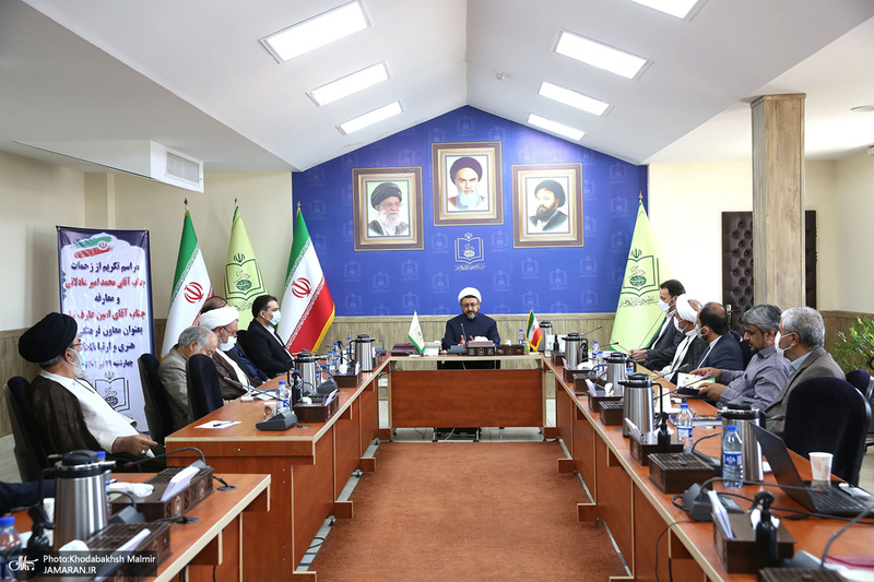 مراسم تکریم و معارفه معاون فرهنگی موسسه تنظیم و نشر آثار امام خمینی (س)