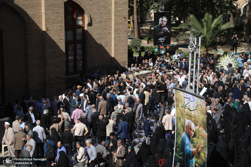 مراسم تشییع محمد کاسبی