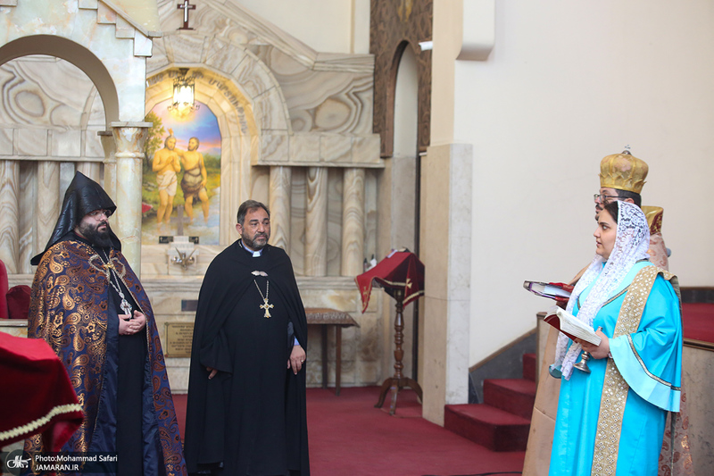 مراسم بزرگداشت امام خمینی (س) در کلیسای «سرکیس مقدس»