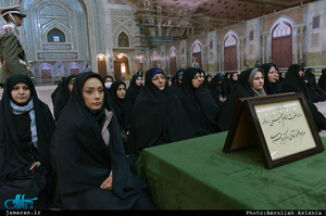 تجدید میثاق مدیران و کارکنان سازمان نهضت سواد آموزی با آرمان های امام(س)