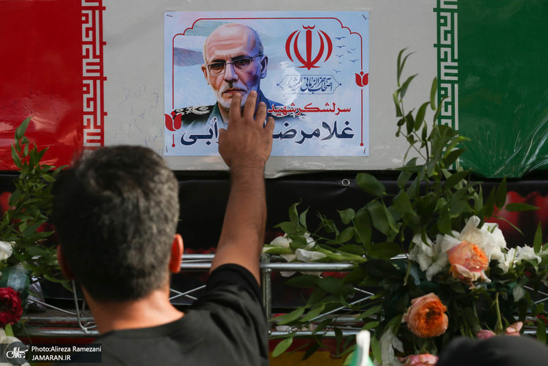 مراسم تشییع شهدای جنگ تحمیلی رژیم صهیونیستی در تهران-2