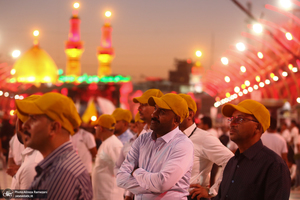 عزاداری قبیله بنی عامر در بین الحرمین در آستانه روز اربعین