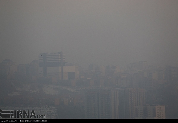 تداوم آلودگی هوای تبریز برای هشتمین روز